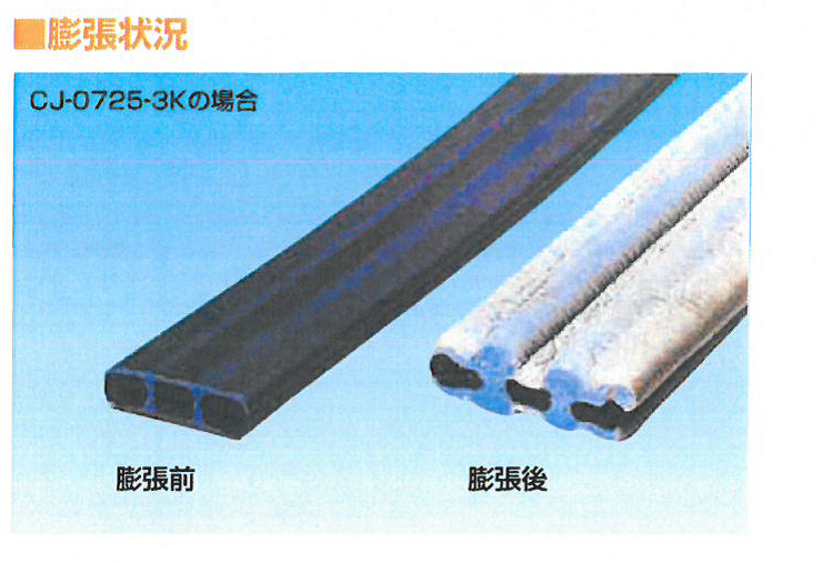 CJ型止水條外觀